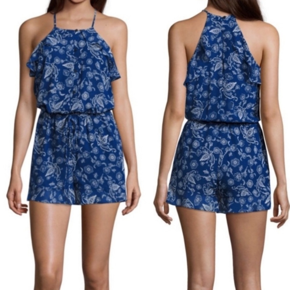 BELLE & SKY Paisley Floral Romper